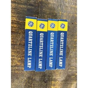 4 Packs- Quartz line Lamp GE 400 watt 120 volt.
